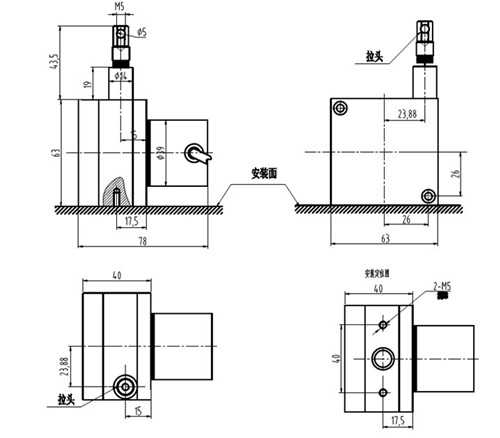 拉繩電子尺位移傳感器使用說(shuō)明書(shū)